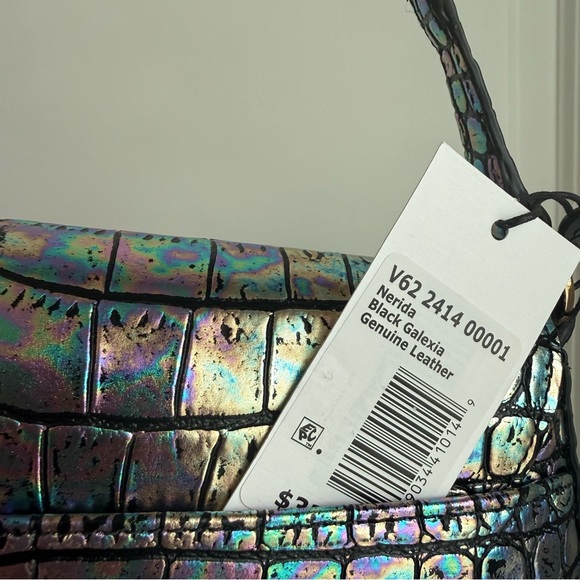 Brahmin Nerida Shoulder Bag Black Galexia Leather $335 - Picture 7 of 9